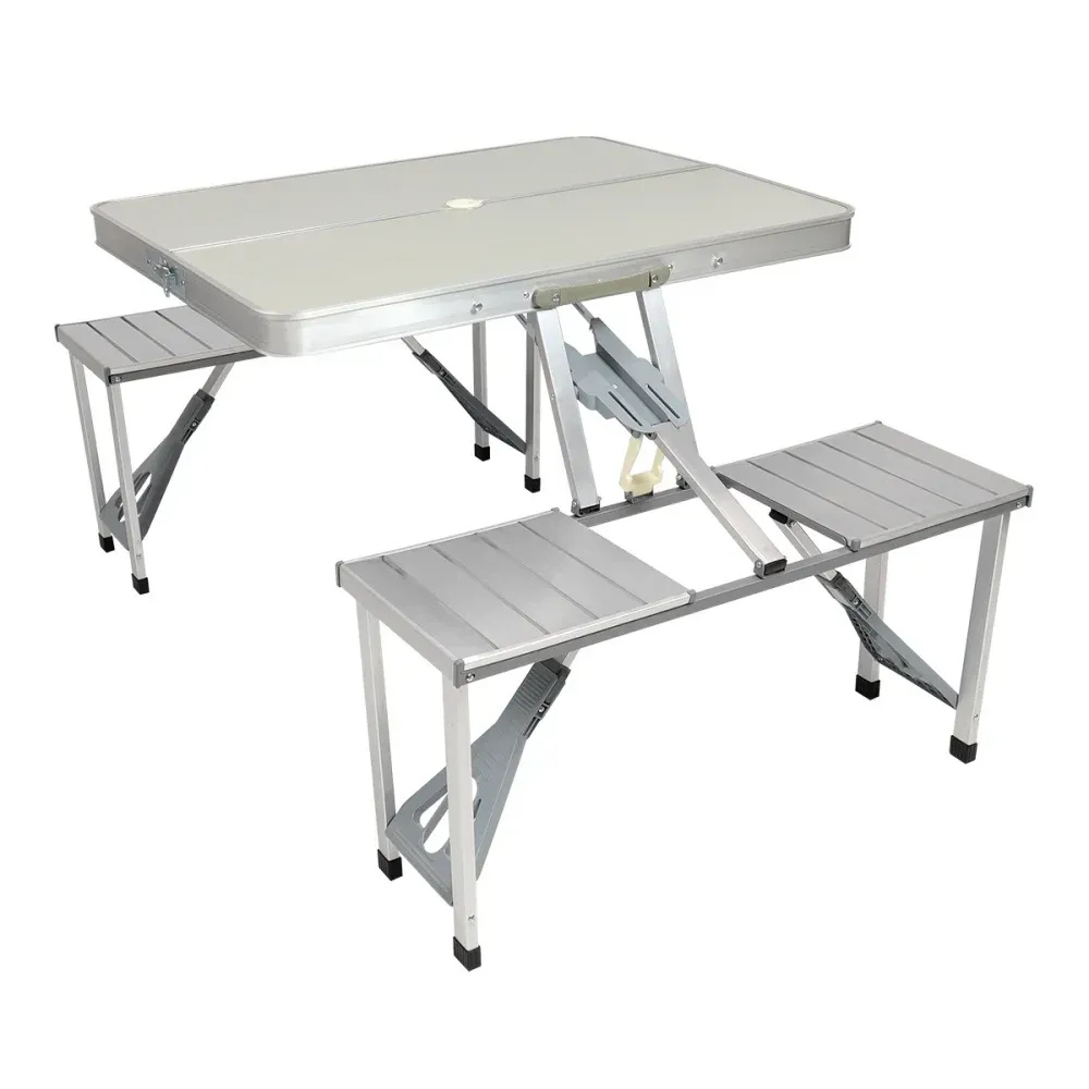 Mesa Dobrável Deluxe com Banquetas Alumínio Kala - Imagem 2