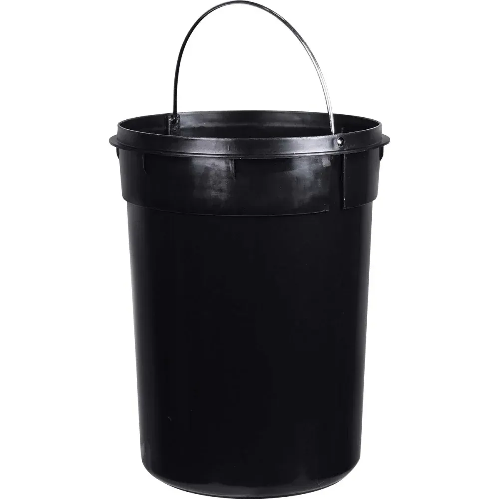 Lixeira Retrô Preta com Balde Removível 12L Kala - Imagem 6