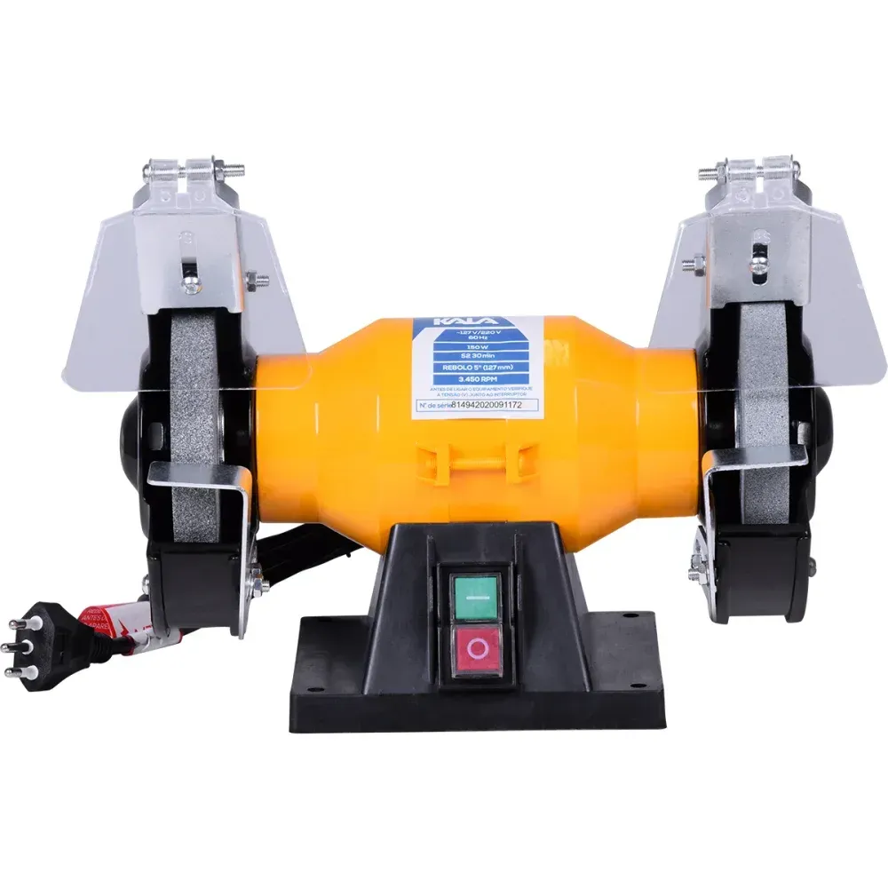 Moto Esmeril de Bancada 5" 3450rpm Bivolt Kala