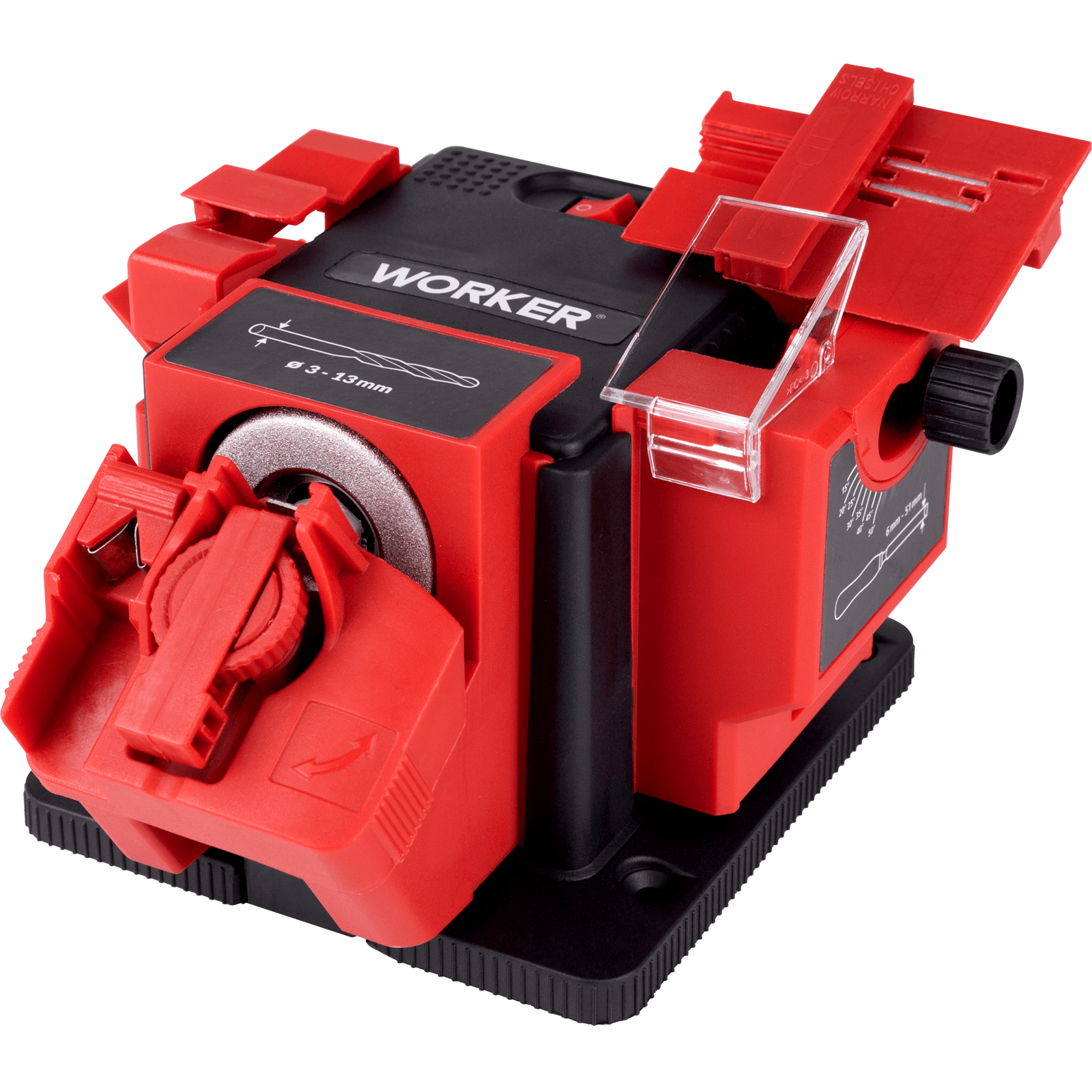 Afiador Multiuso para Brocas Facas Tesoura Worker