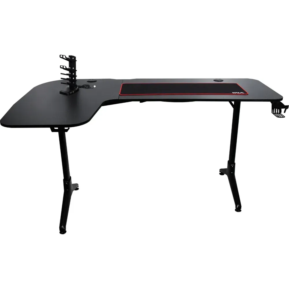 Mesa Gamer Modelo L com Suporte de Acessórios 80x30cm Kala