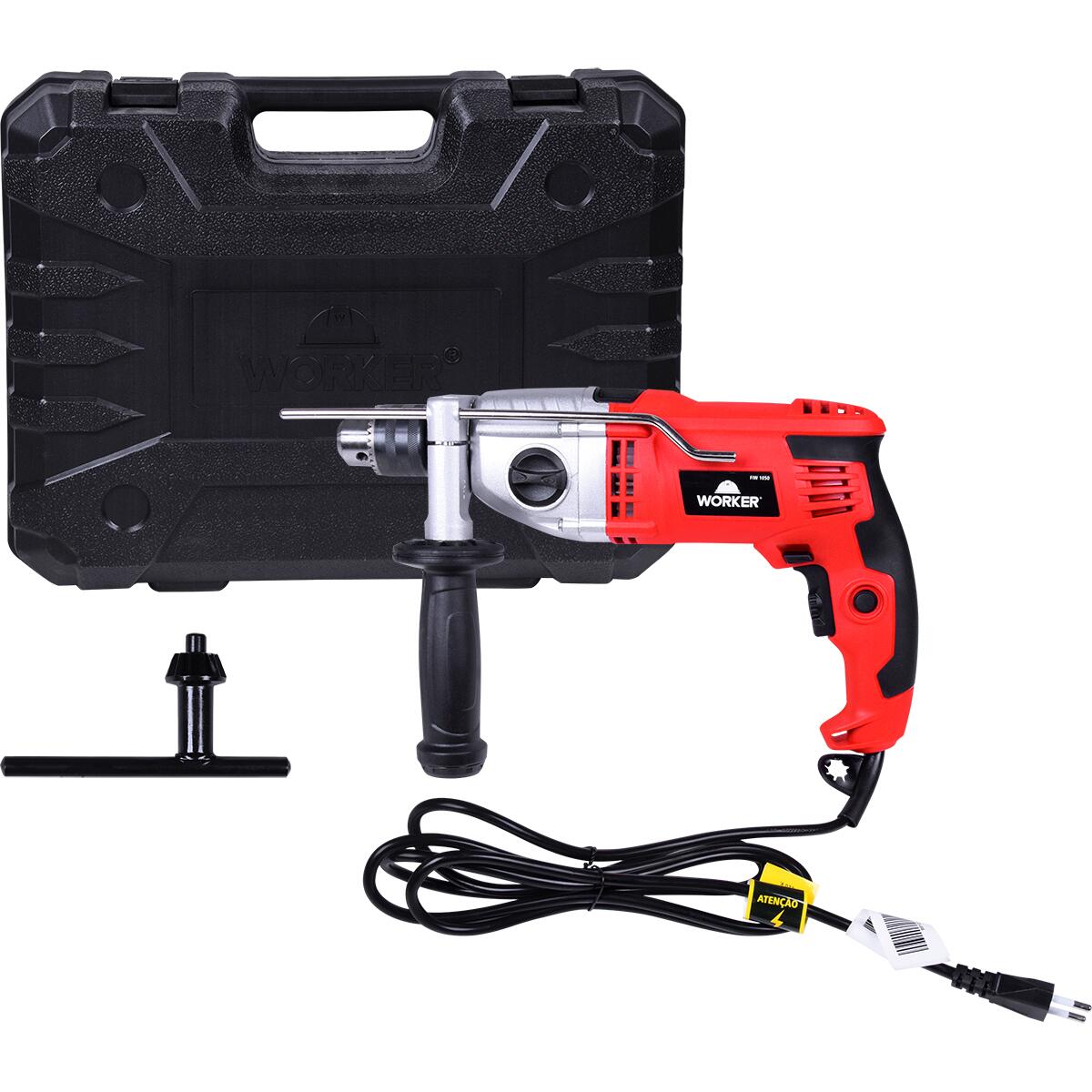 Furadeira de Impacto 1/2" 1200rpm 1050W Worker
