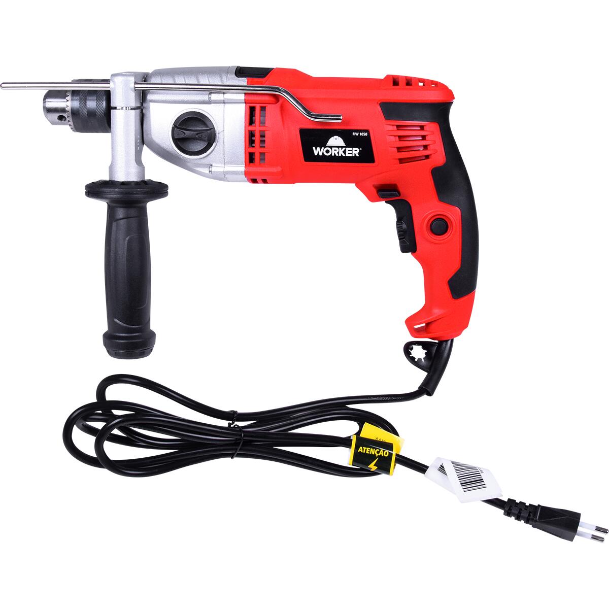 Furadeira de Impacto 1/2" 1200rpm 1050W Worker - Imagem 2