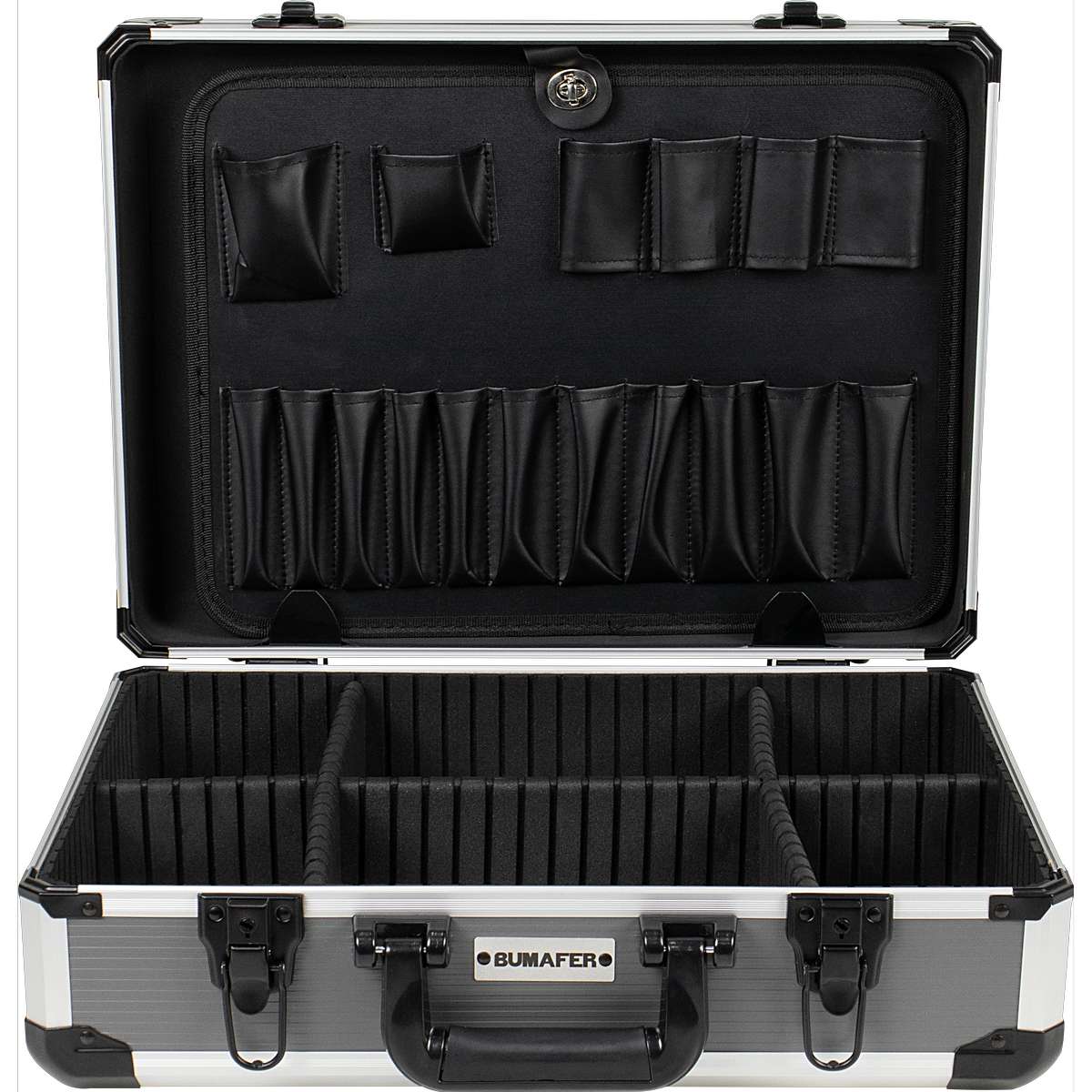 Maleta de Alumínio 45x32x15cm Bumafer - Imagem 4