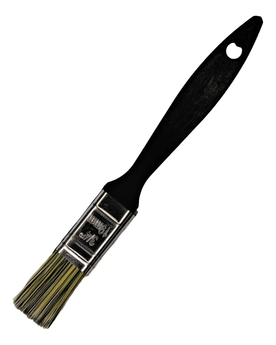Trincha 301 1/2" Grisalha Pincéis Roma - Imagem 2
