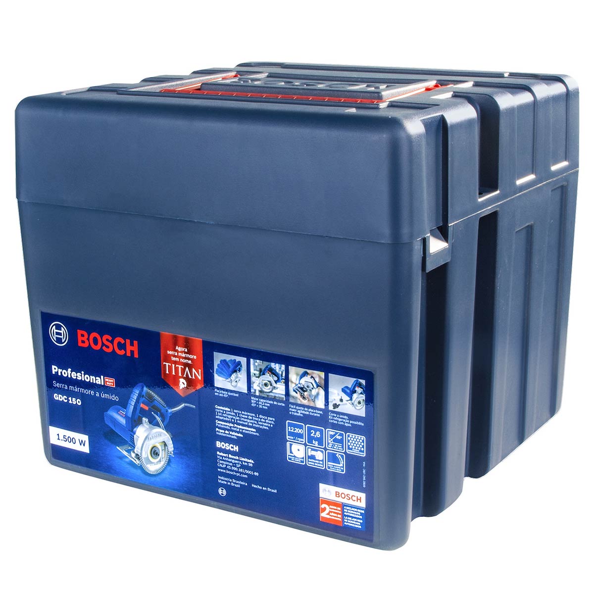 Serra Mármore GDC 150 com 2 Discos e Maleta Bosch - Imagem 8