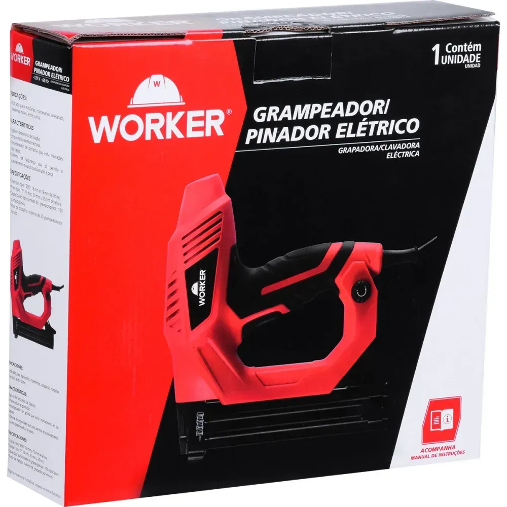 Grampeador e Pinador Elétrico 60Hz Worker - Imagem 10