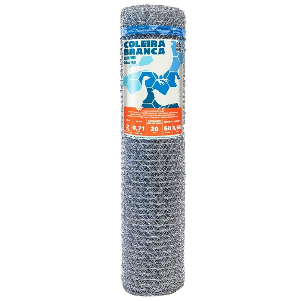 Tela Galinheiro Galvanizada Tipo 2 22x1,50 Morlan