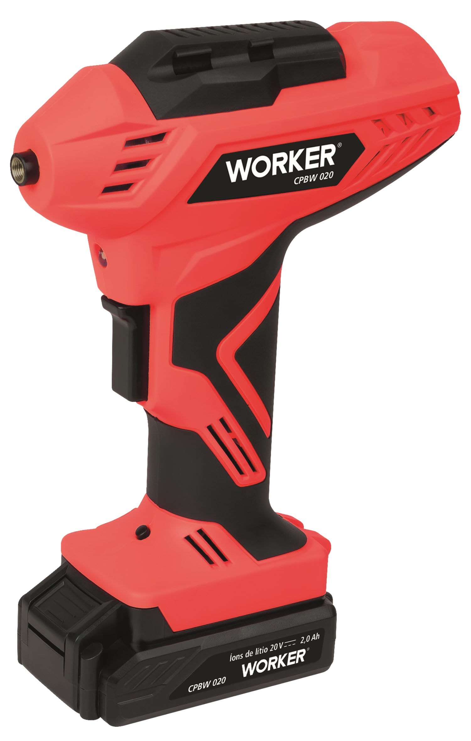 Compressor Ar Pistola Bateria 20V Worker