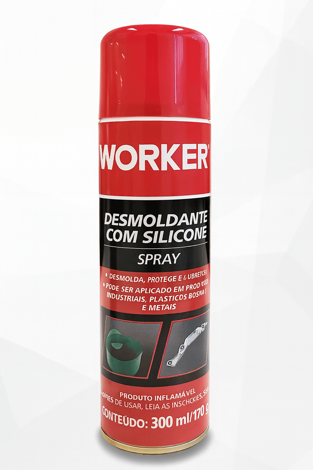 Desmoldante Spray Com Silicone 300ml 170g Worker