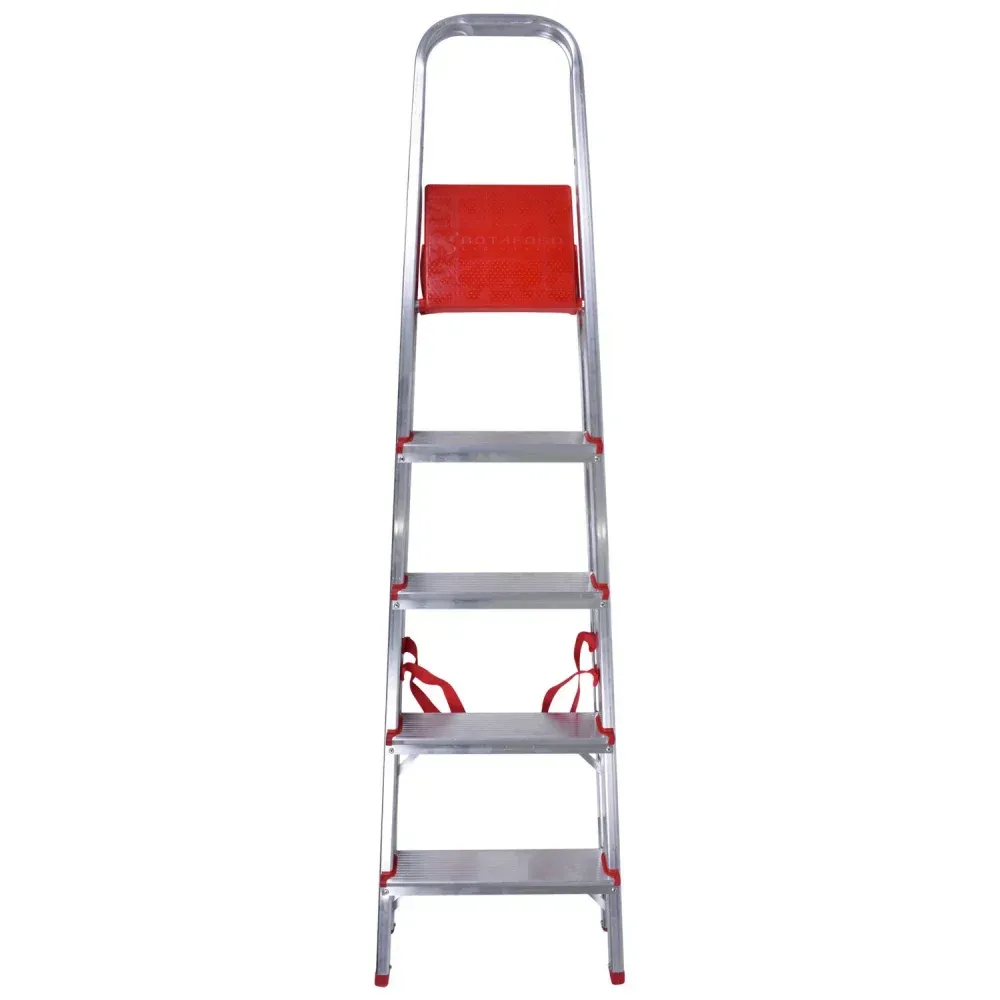 Escada de Alumínio Doméstica Com Alça 5 Degraus 120Kg Worker - Imagem 3